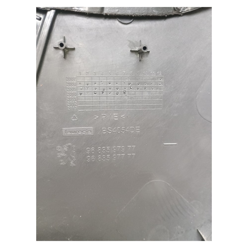 Forro Porta Dianteira Esquerda Peugeot 207 2010 Preto 5