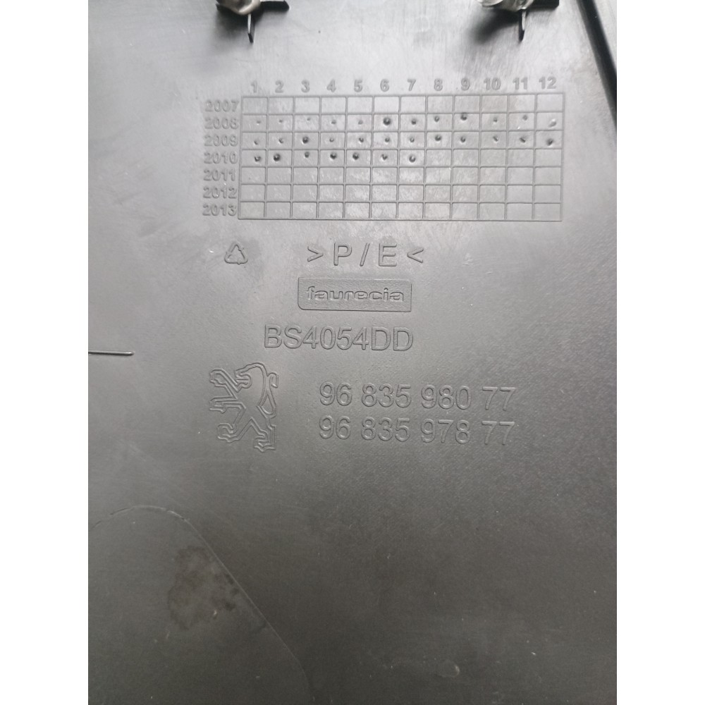 Forro Porta Dianteira Direita Peugeot 207 2010 Preto 4
