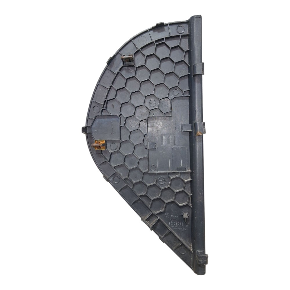 Moldura Lateral Esquerda Painel Vw Polo Sedan 2008 6q0858217 Preto 2