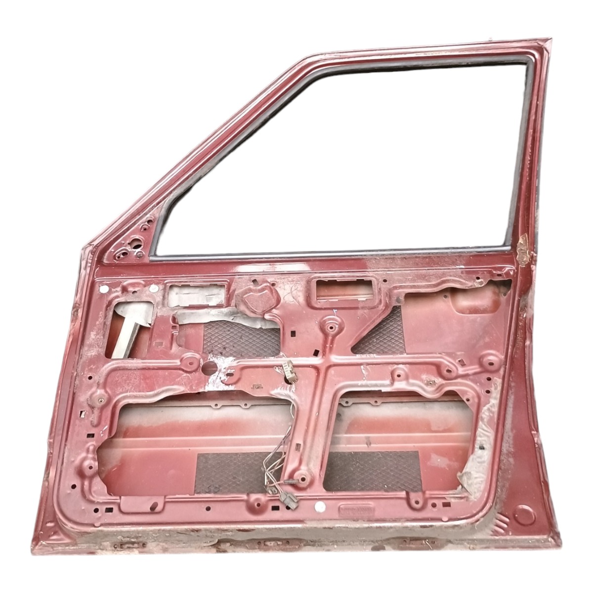Porta Dianteira Direita Fiat Uno 1993 Dianteira Direita Vermelha 7