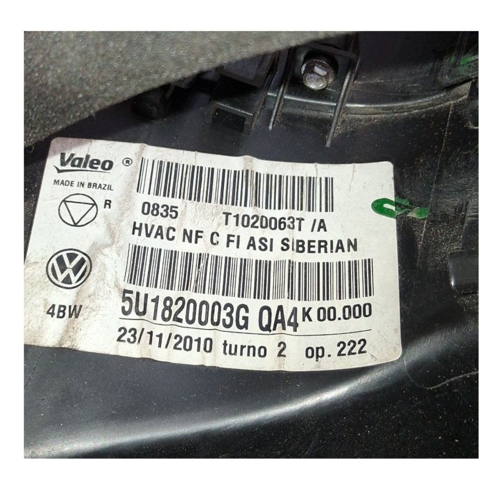 Caixa Evaporadora Ar Condicionado Vw Voyage 2010 5u1820003g 7