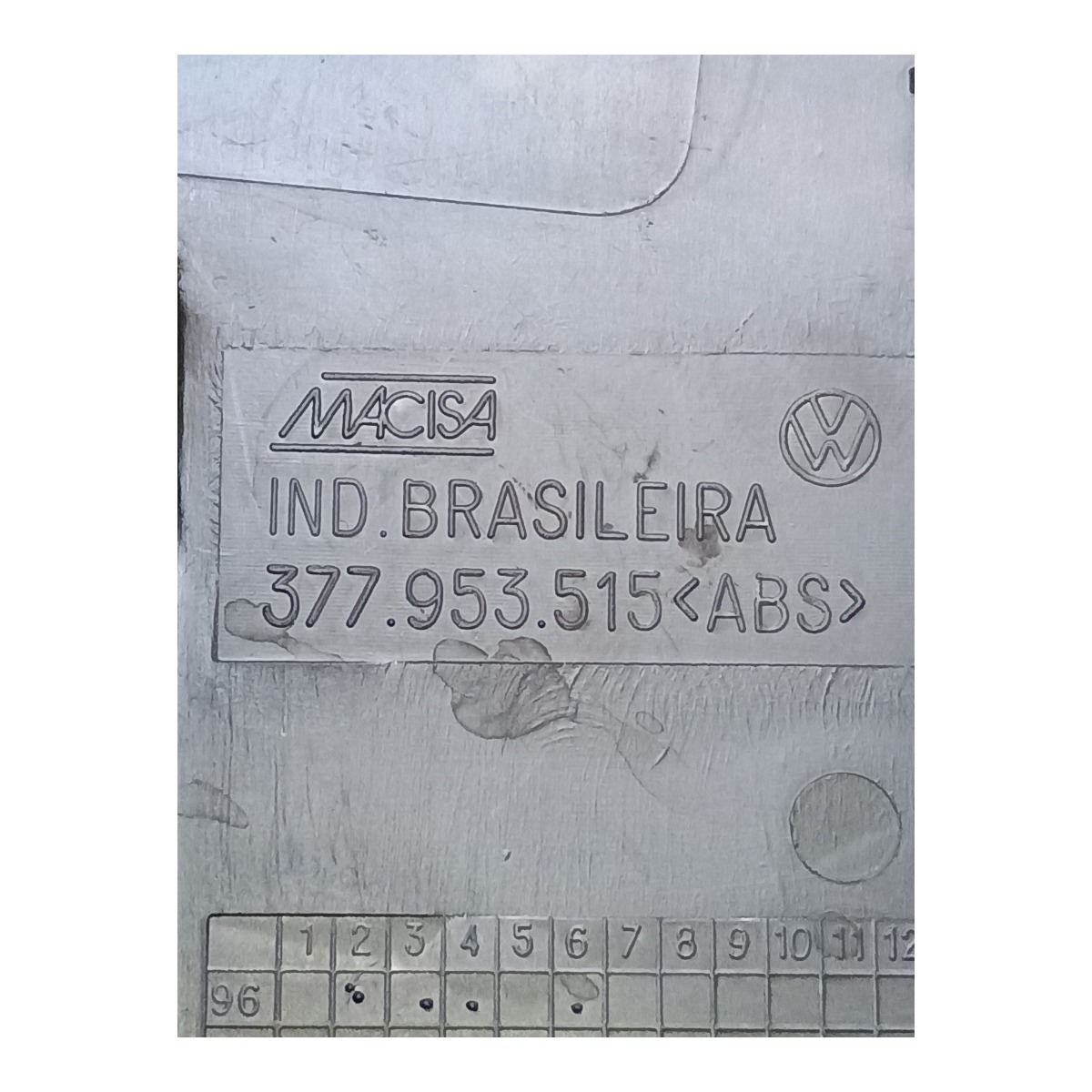 Moldura Superior Coluna Direção Vw Gol 1995 À 1999 377953515 5