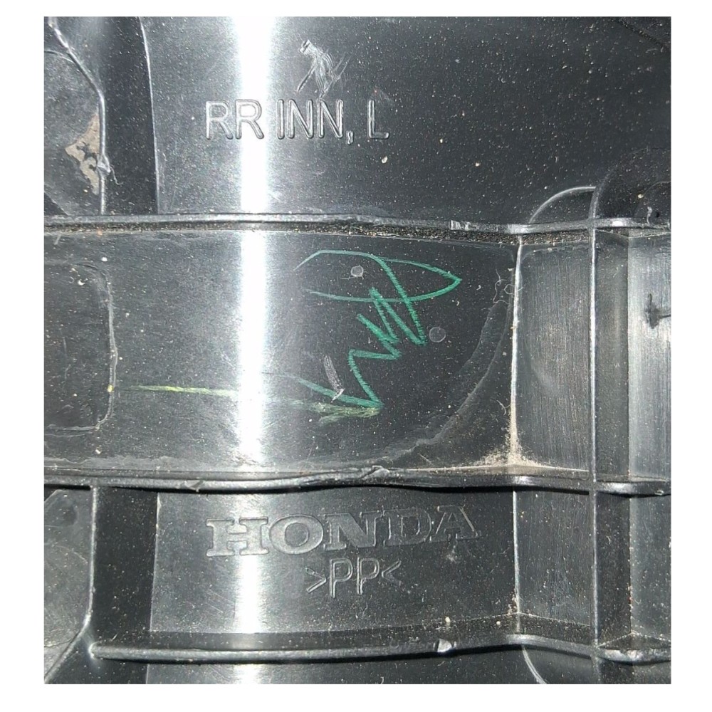 Acabamento Esquerdo Trilho Banco Fit Xl 2010 Preto Preto 7