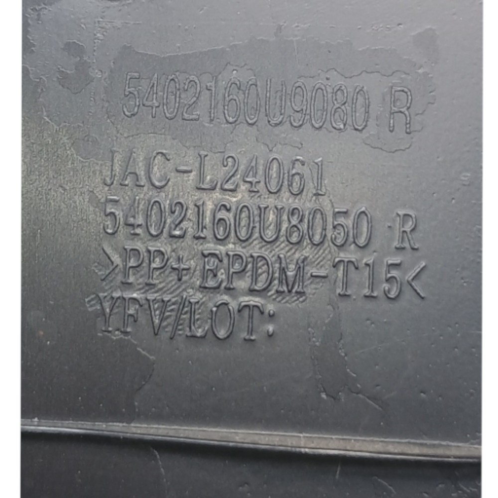 Acabamento Lateral Traseiro Direito Jac J2 2014 5402160u9080 5