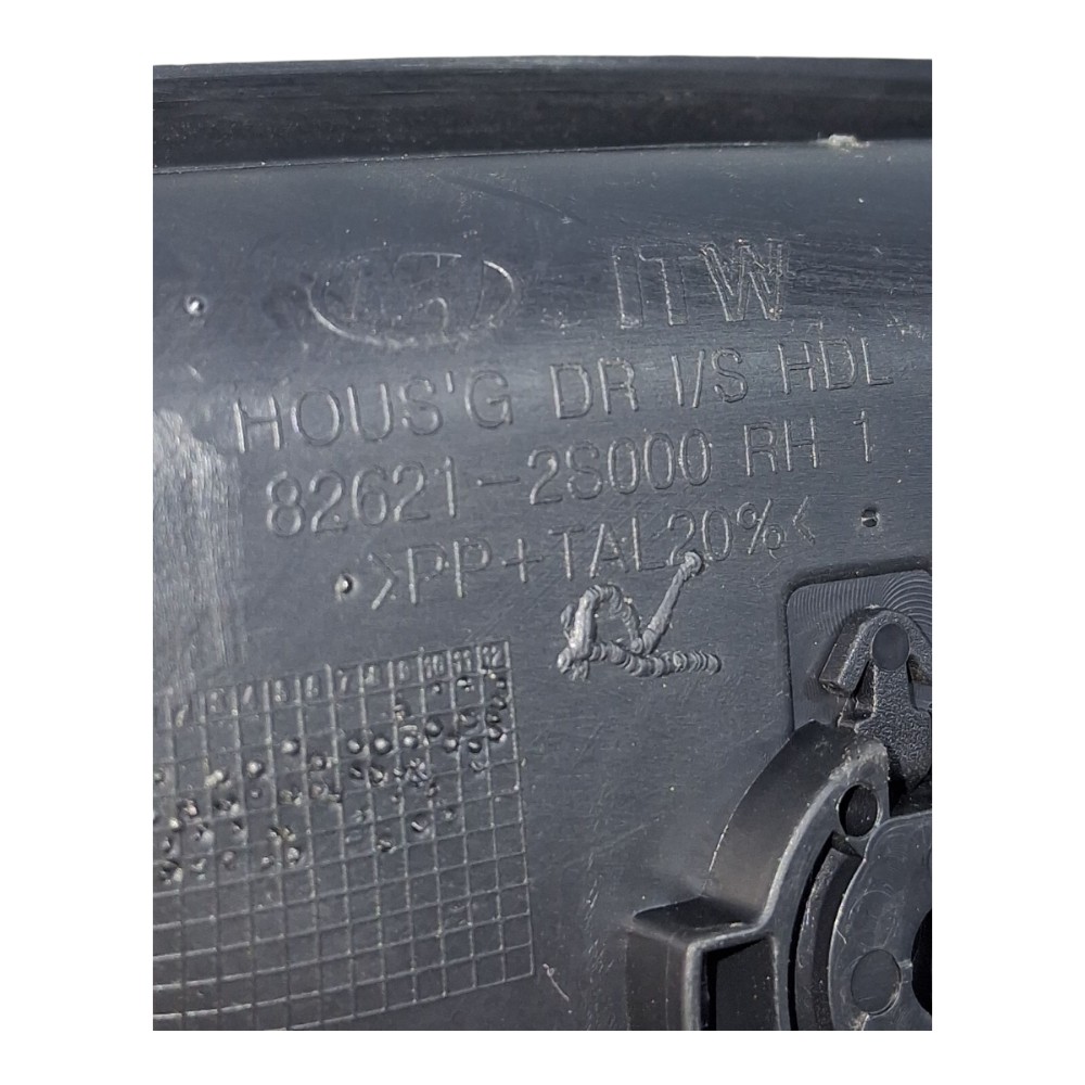 Moldura Maçaneta Interna Porta Diant Dir Hyundai Ix35 2014 Preto Dianteira 6