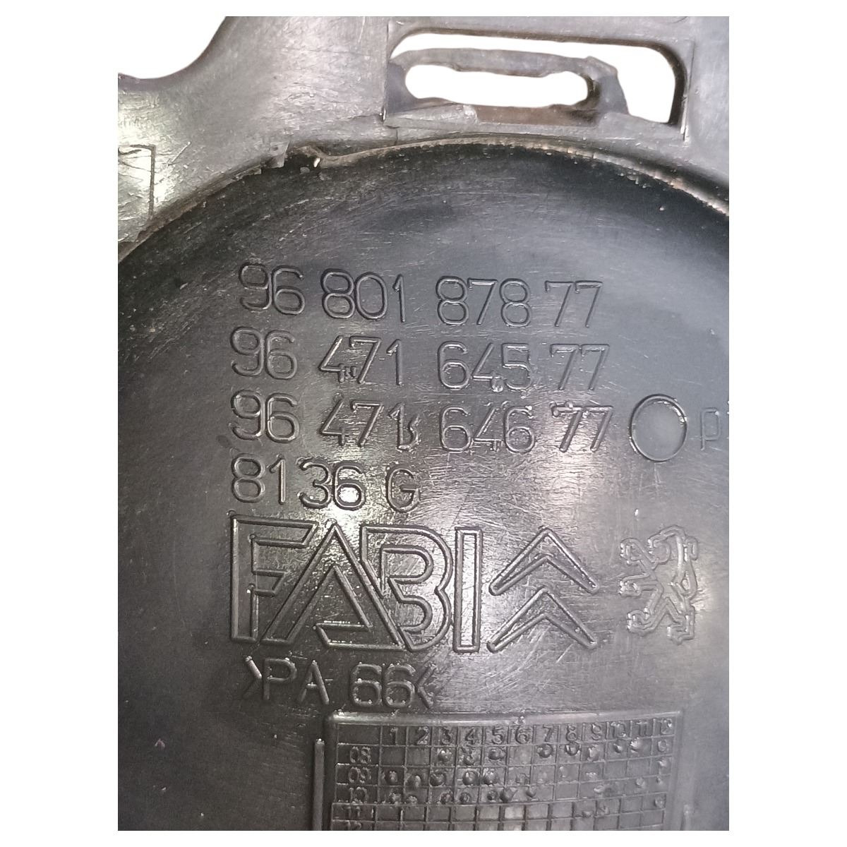 Maçaneta Interna Lado Esquerdo Citroen C3 2003 A 2012 Preto Dianteira/traseira 3
