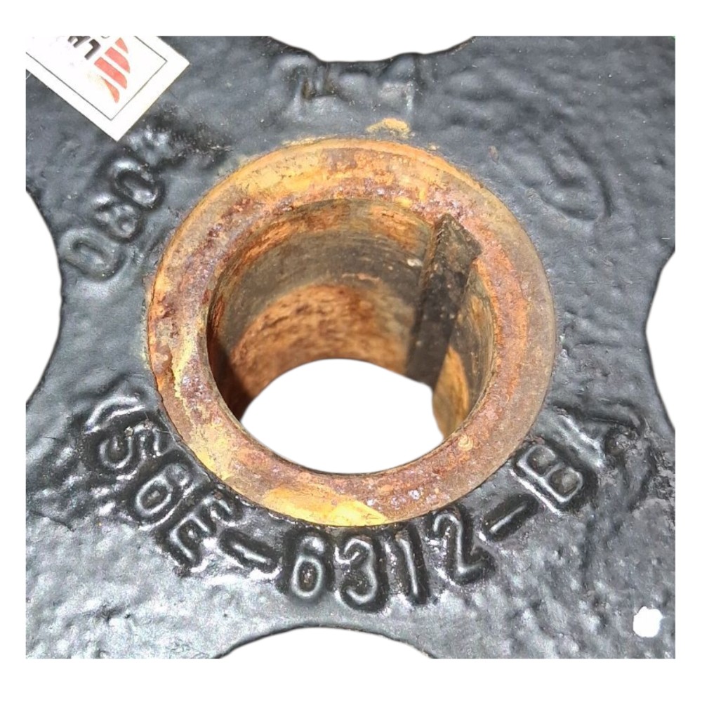 Polia Virabrequim 1.0 Ford Fiesta 2003 À 2012 Xs6e6312ba 6