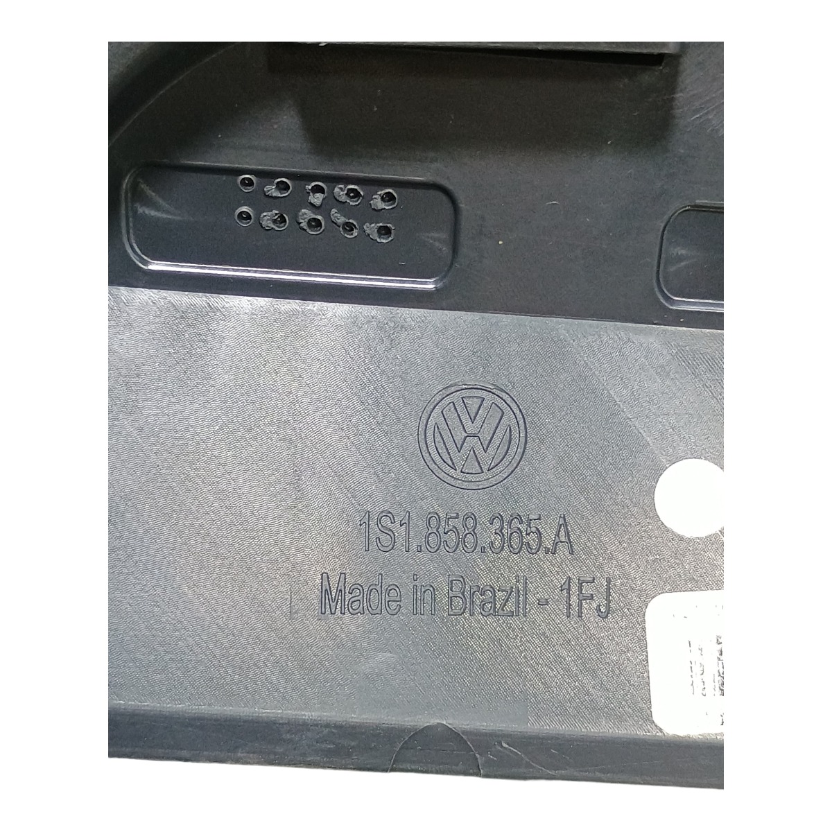 Tampa Inferior Painel Vw Up 2017 1s1858365a Com Detalhe  Preto 5