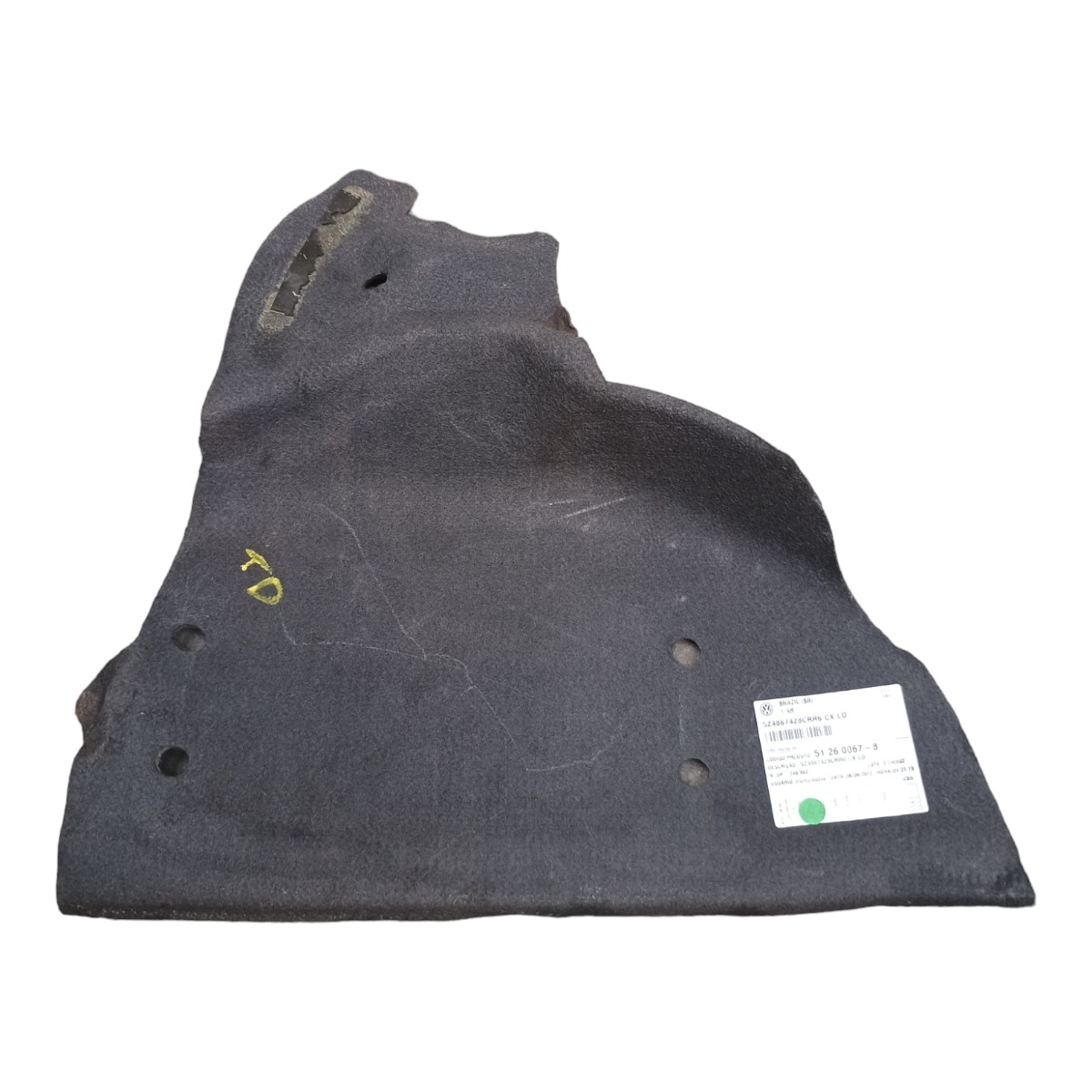 Forro Porta Malas Direito Vw Fox 1.6 2013 5z4867428 1
