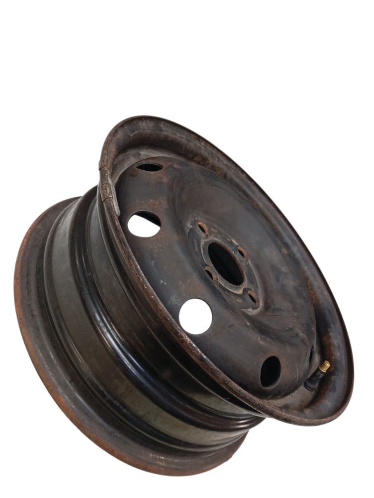 Roda Ferro Aro 14 Renault Logan Sandero 8200613287/295 Usado Preto 2