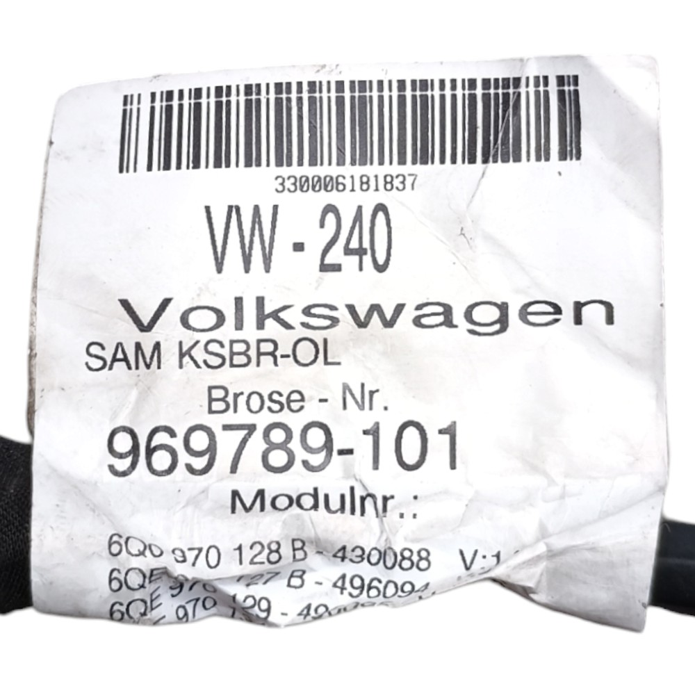 Chicote Elétrico Porta Dianteira Esquerda Vw Polo 2014 8