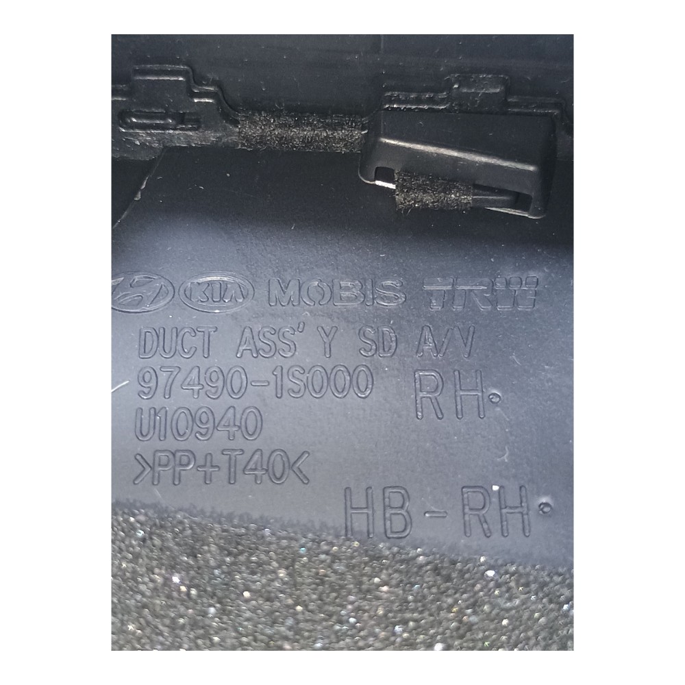 Difusor Ar Direito Painel Hyundai Hb20 1.6 2018 974901s000 6