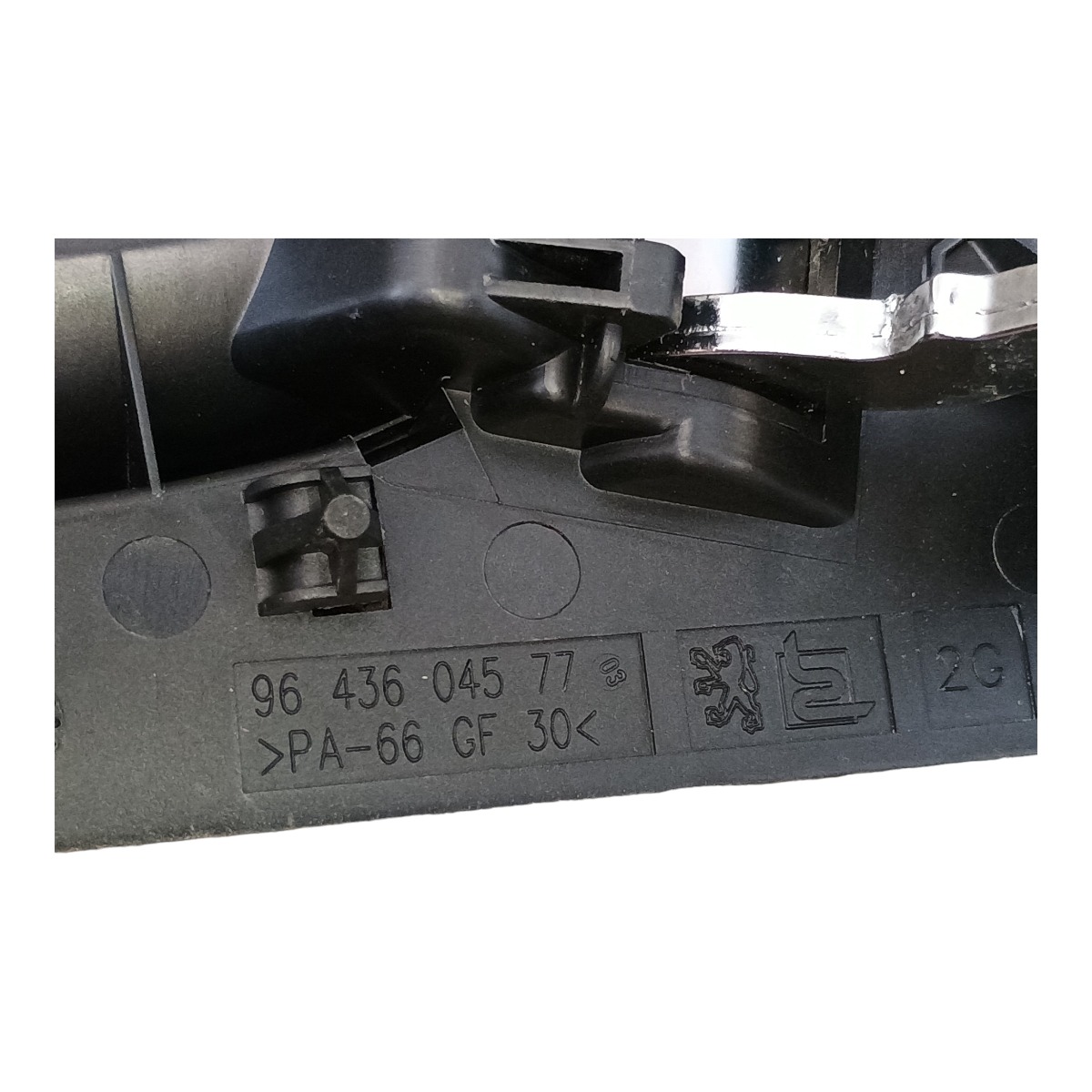 Maçaneta Interna Esquerda Dianteira Peugeot 307 2002 A 2013 Preto Dianteira/traseira 3