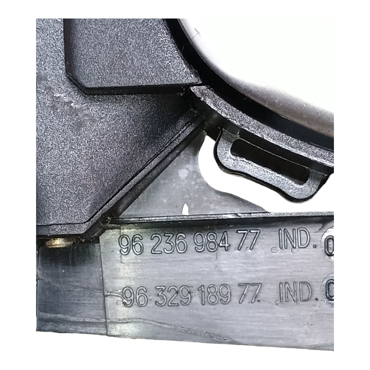 Maçaneta Interna Lado Esquerdo Peugeot 206 207 1998 A 2015 Preto/prata Dianteira/traseira 2