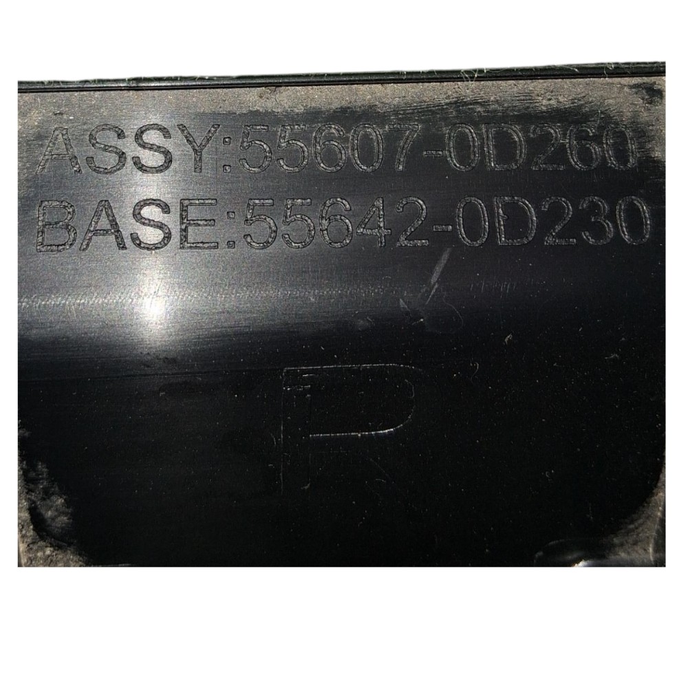 Acabamento Moldura Inferior Direita Painel Yaris Sd 2021 Preto 5