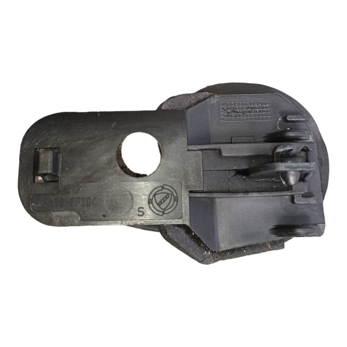 Maçaneta Interna Porta Traseira Esquerda Fiat Palio 1997 Preto Traseira 2