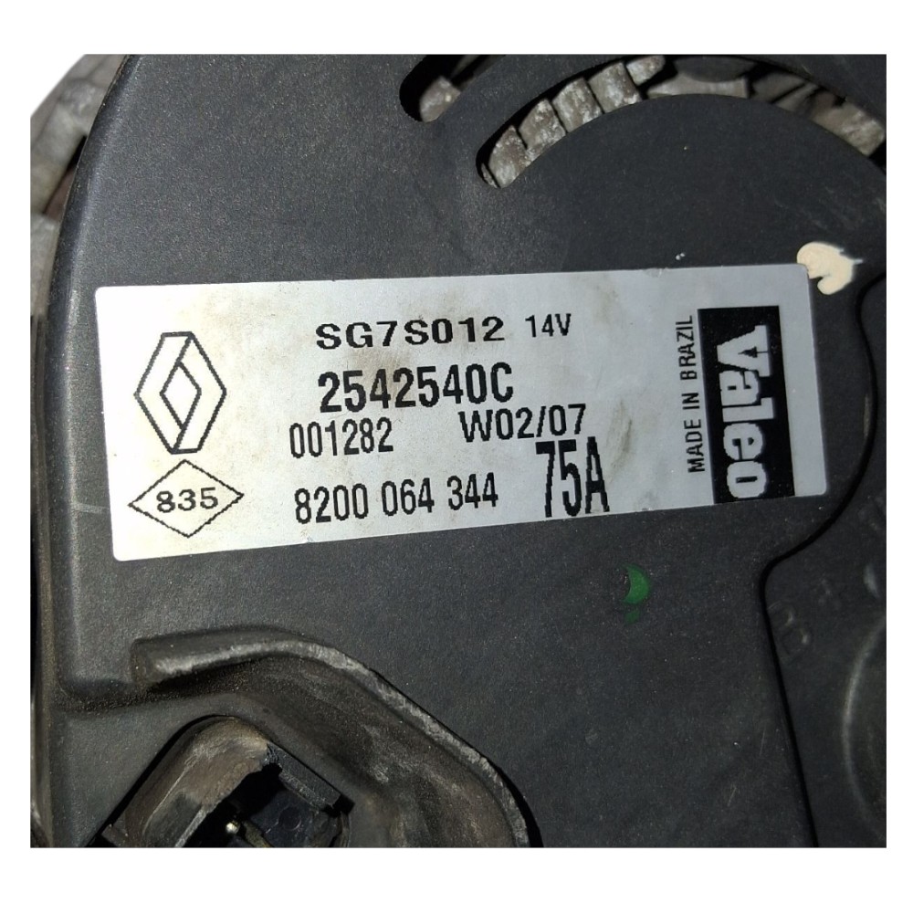 Alternador Renault Clio 1.0 2008 2542540c 8