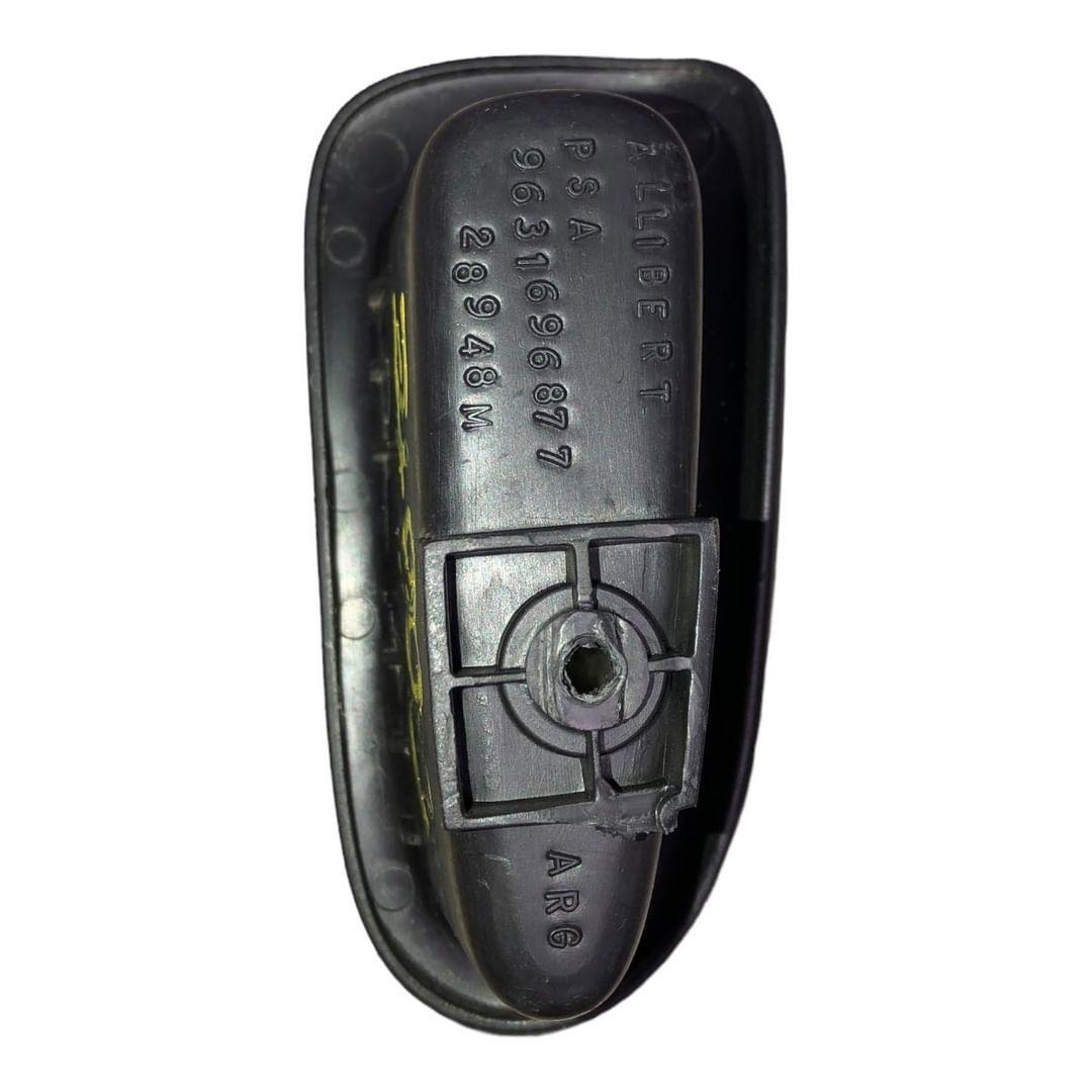 Puxador Moldura Interna Porta Peugeot 206 207 2002 A 2012 Preto Dianteira/traseira 4