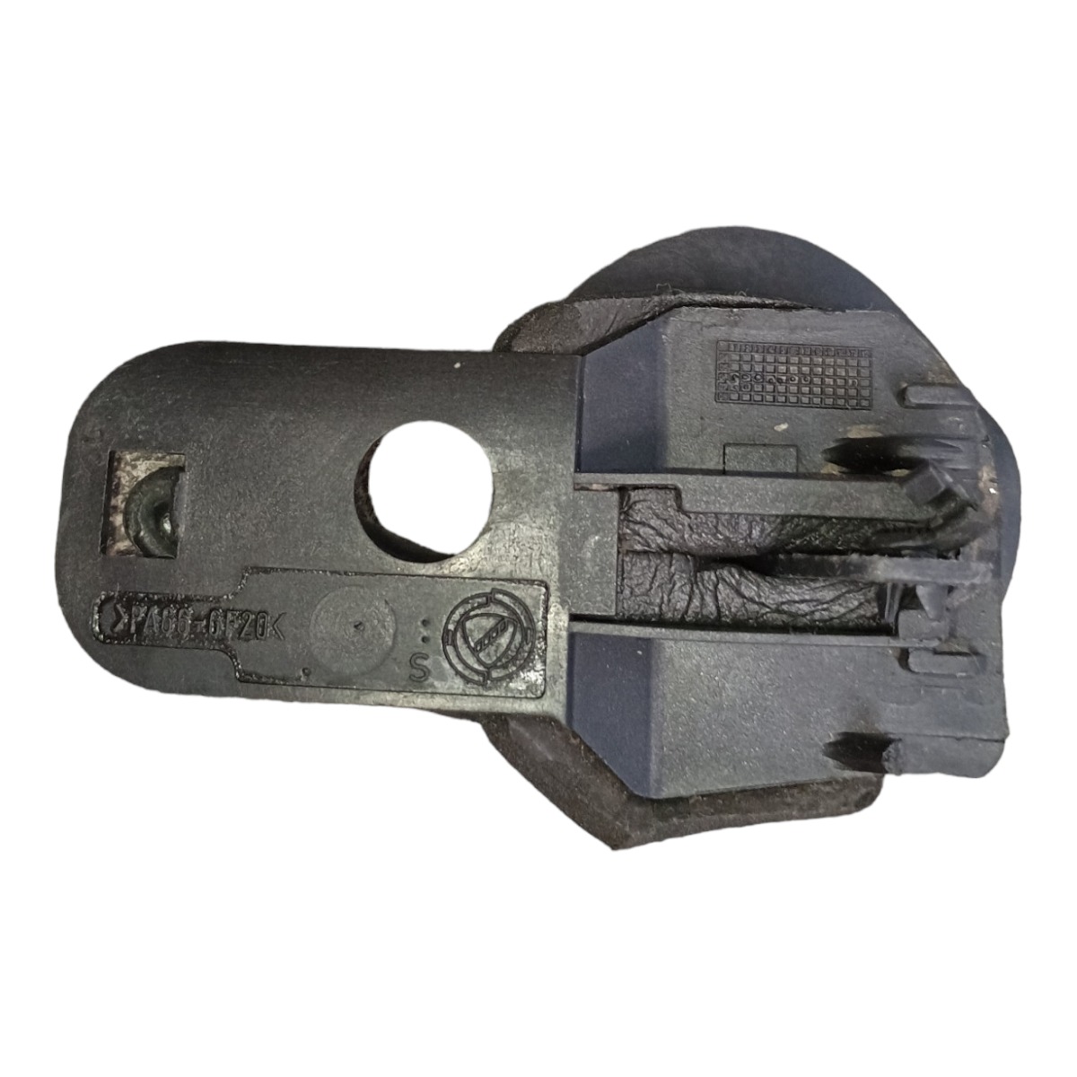 Maçaneta Interna Porta Traseira Esquerda Fiat Palio 1997 Preto Traseira 2