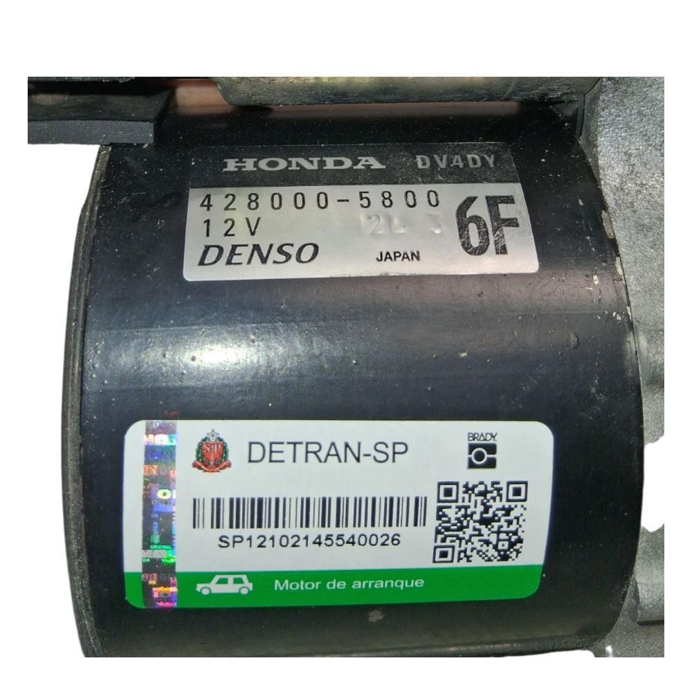 Motor partida arranque 1.5 Honda City 2010 4280005800 7
