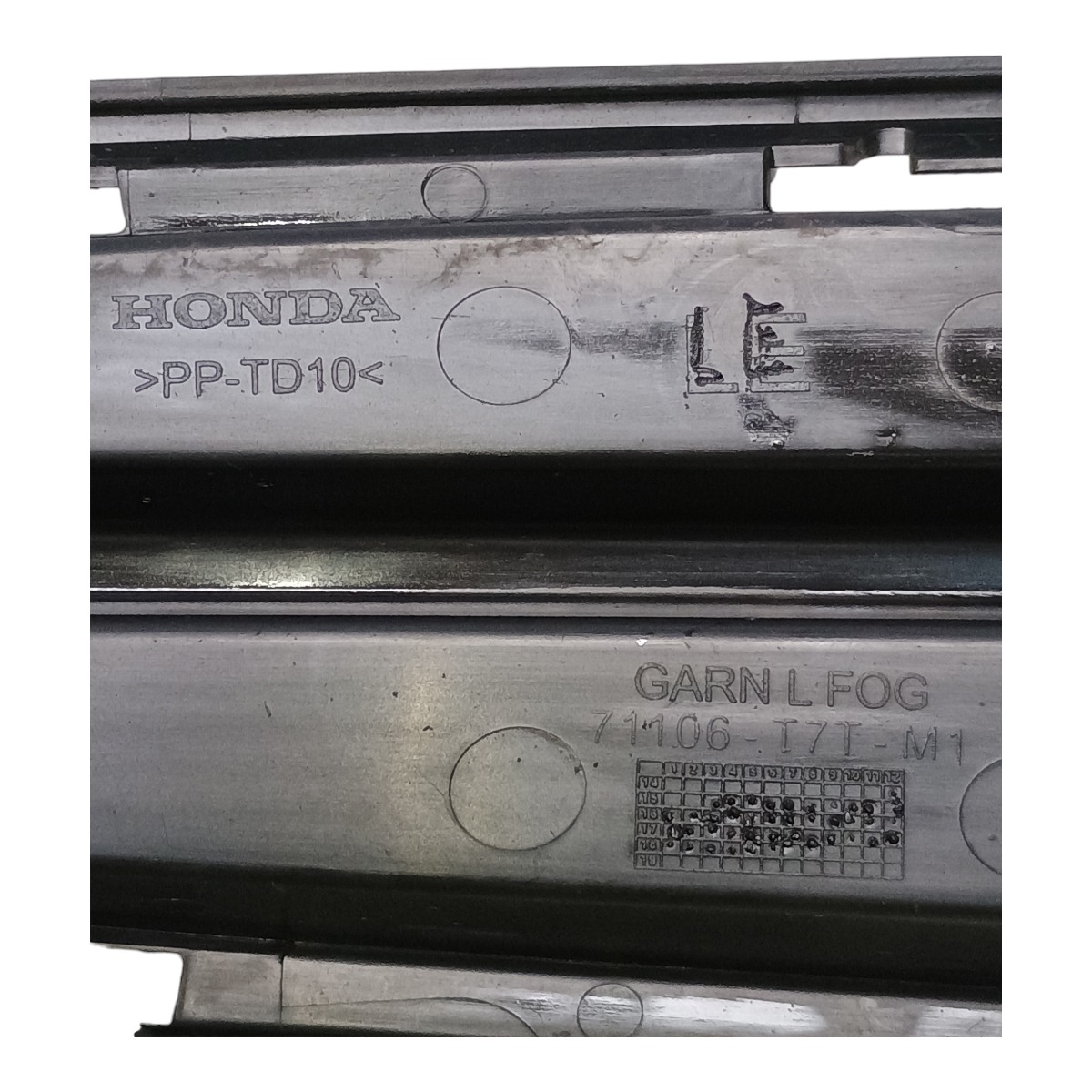 Moldura Farol Milha Esquerdo Honda Hrv 2018 71106t7tm1 Preto 6