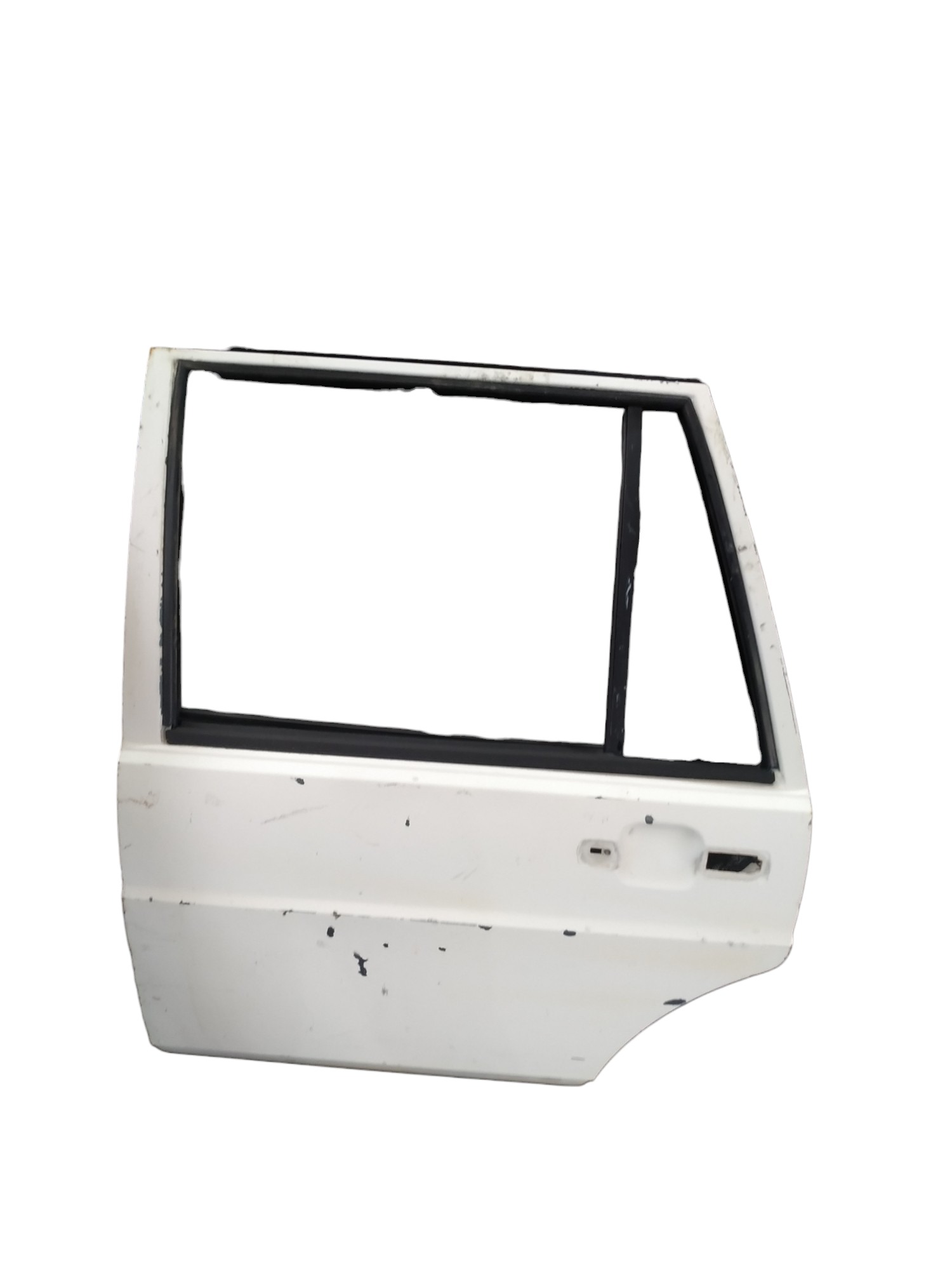 Porta Traseira Esquerda Vw Santana 1986 Traseira Esquerda Branco 1