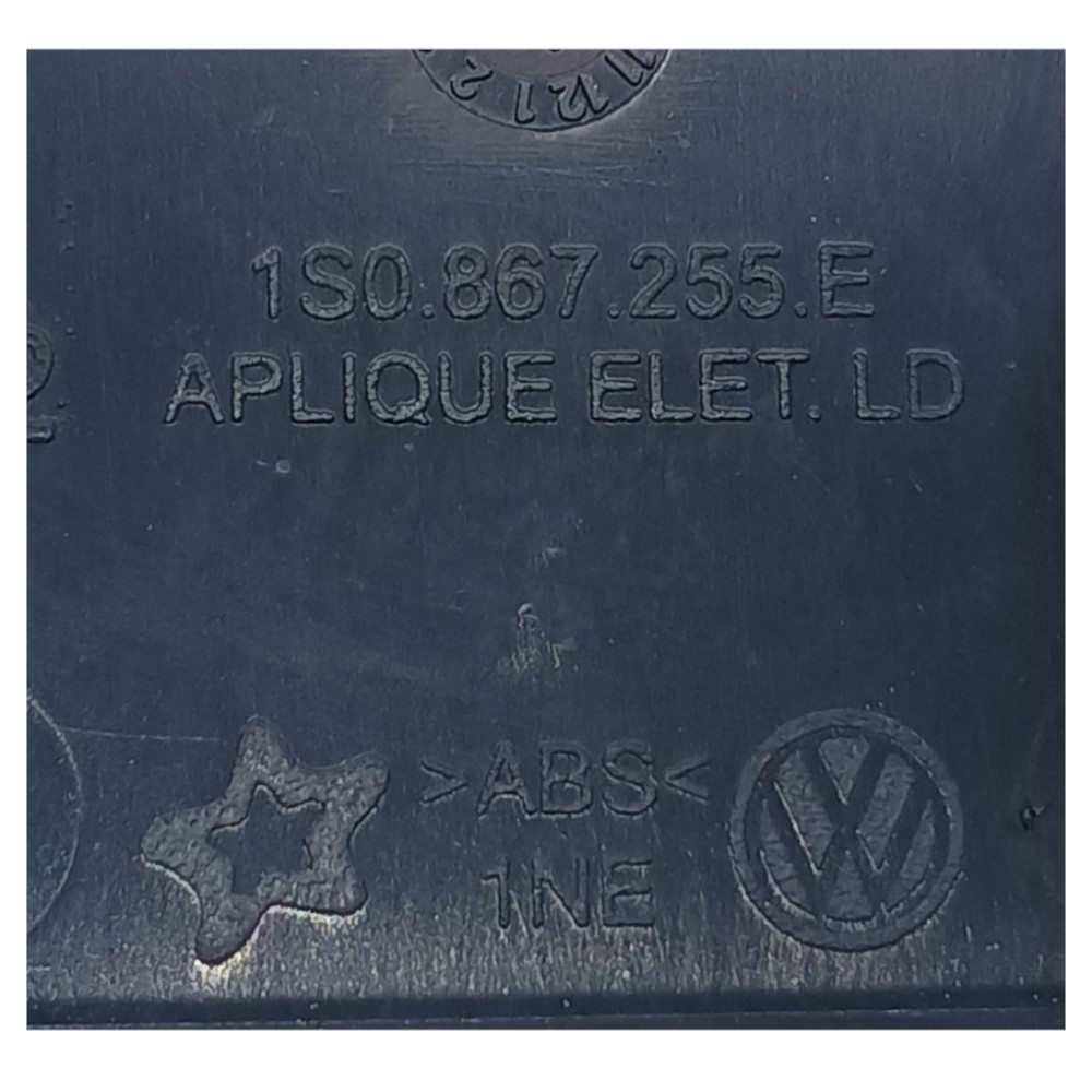 Moldura Botão Vidro Diant Dir Vw Up 2015 À 2020 1s0867255e 5