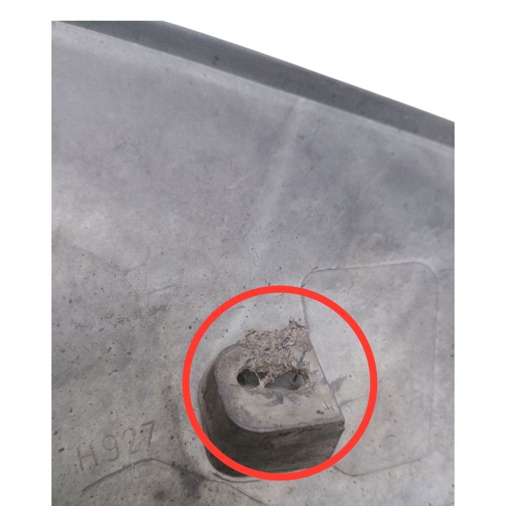 Parachoque Traseiro Esquerdo Ford Ka Endura 1997 *detalhes 7