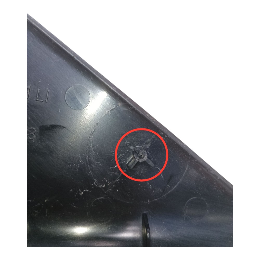 Acabamento Interno Retrovisor Le Seat Cordoba 1997 *detalhe Preto 6