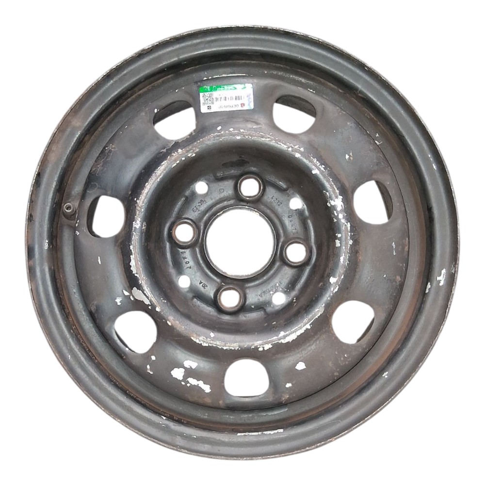 Roda Ferro Aro 13 Vw Gol Parati Voyage Saveiro 1980 Á 2000 Preto