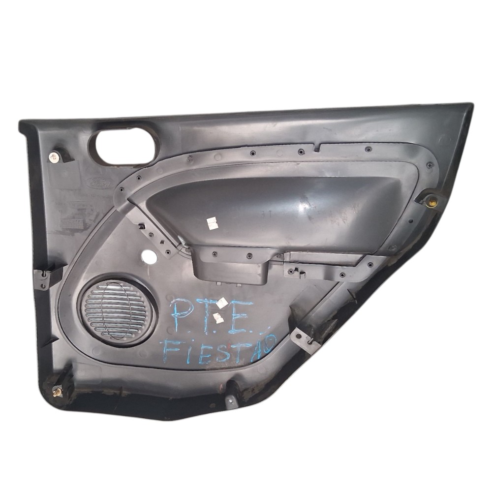 Forro Porta Traseira Esquerda Ford Fiesta 2003 À 2012 Preto 2