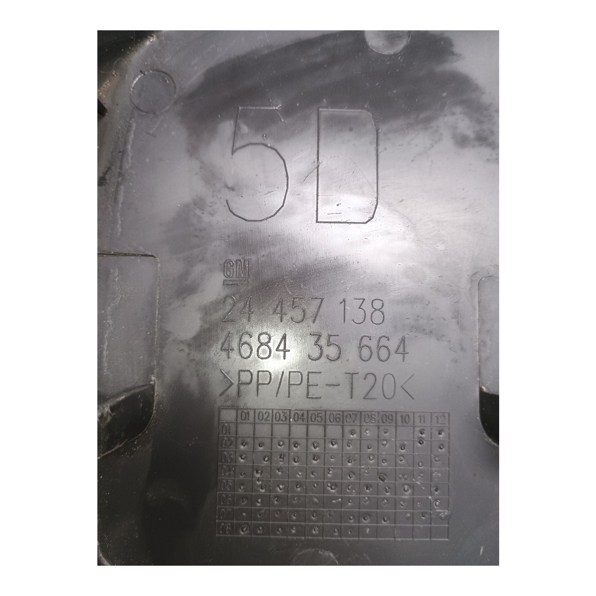 Acabamento Retrovisor Interno Diant Dir Gm Corsa 2003 A 2012 4