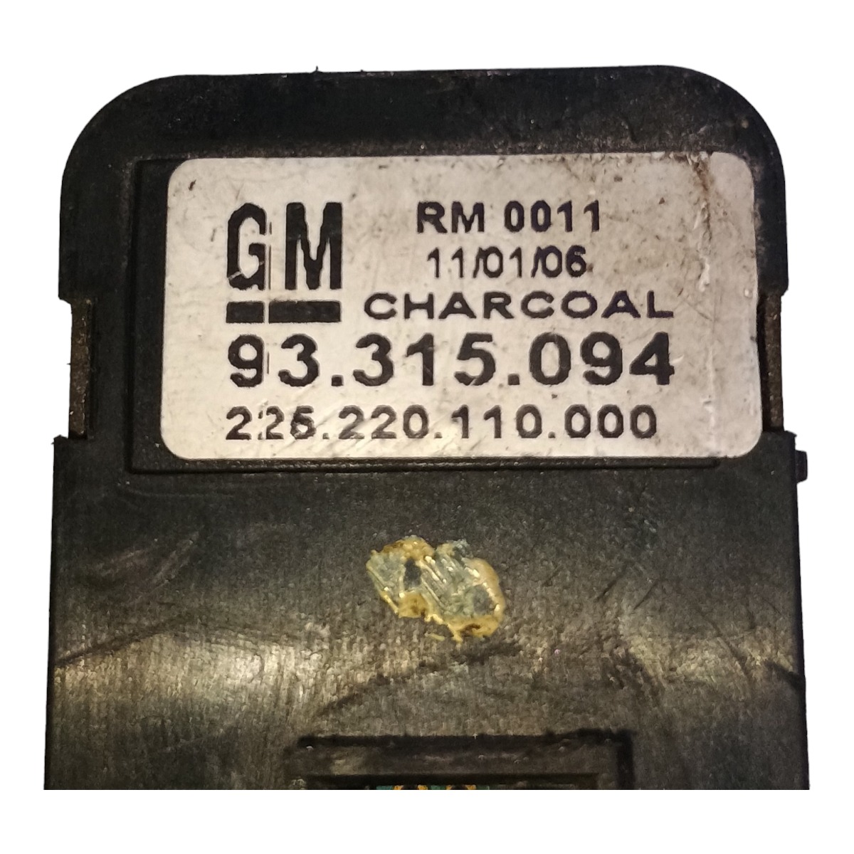 Botão Vidro Elétrico Esquerdo Gm Corsa 2007 À 2010 3