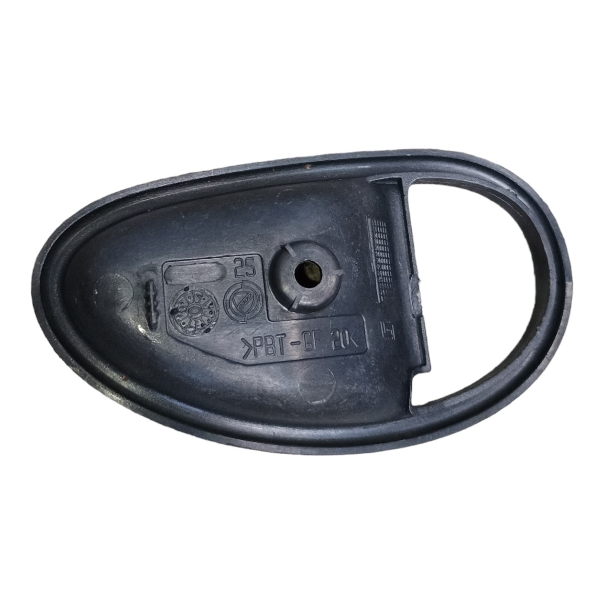 Moldura Maçaneta Interna Traseira Esquerda Fiat Palio 2000 Preto Traseira 3