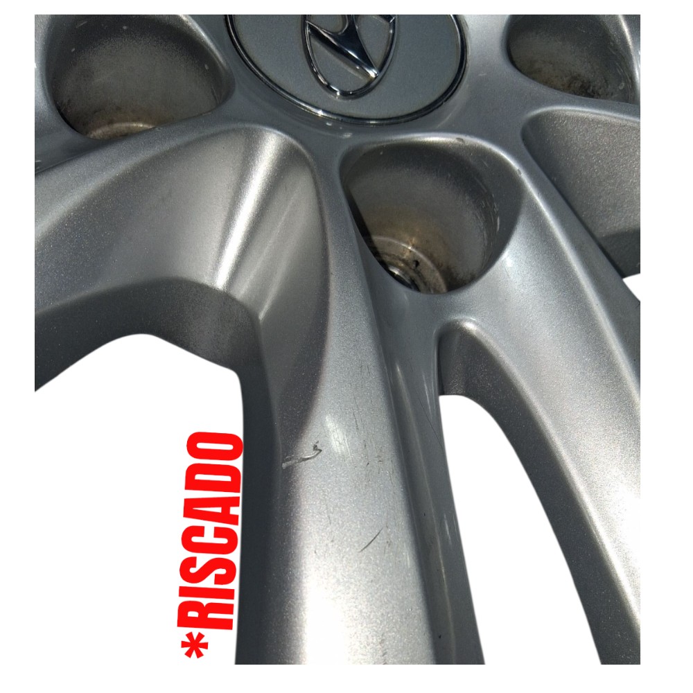 Roda Aro 18 Hyundai Ix35 2014 *riscado  Prata 5