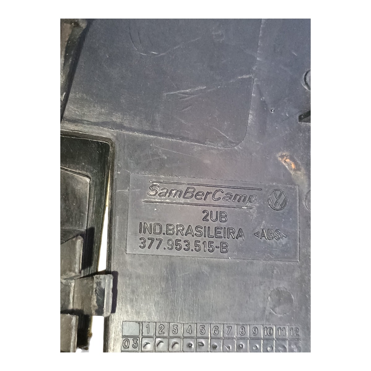 Moldura Superior Coluna Direção Vw Gol 1998 377953515b 5