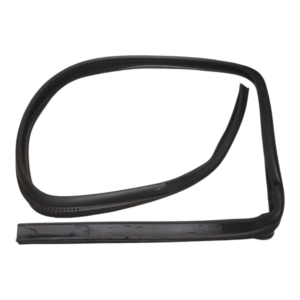 Borracha Guia Vidro Porta Dianteira Direita Vw Voyage 2022 Preto 1