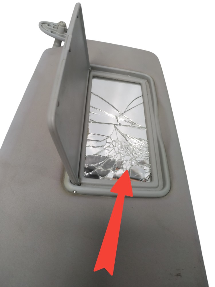 Quebra-sol Direito Honda Fit 2008 Com Detalhe 3