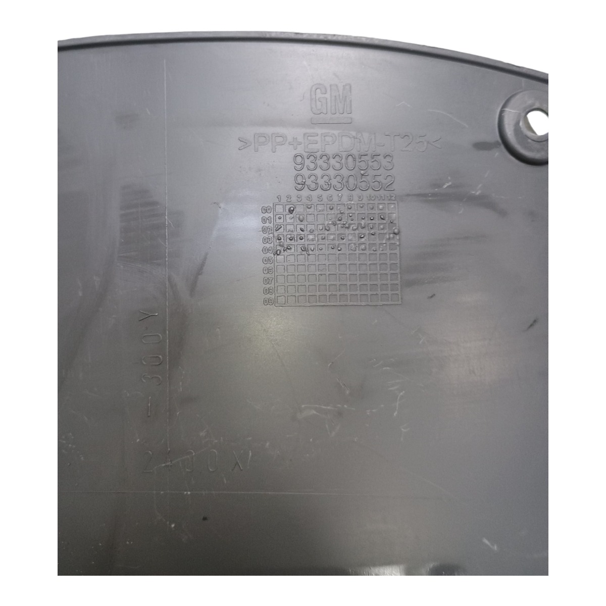 Moldura Painel De Instrumentos Gm Celta 2001 93330553 Cinza Cinza 6