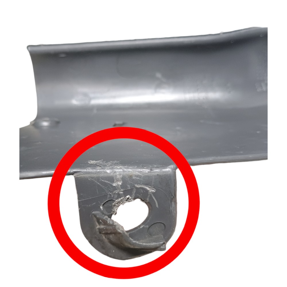 Moldura Soleira Coluna Inferior Le Gm Corsa 1998 *detalhe 6