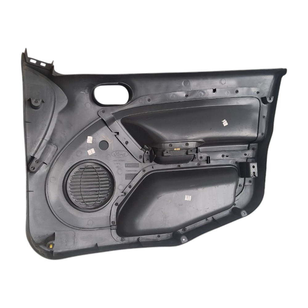 Forro Porta Dianteira Esquerda Ford Fiesta 2003 À 2012 Preto 2