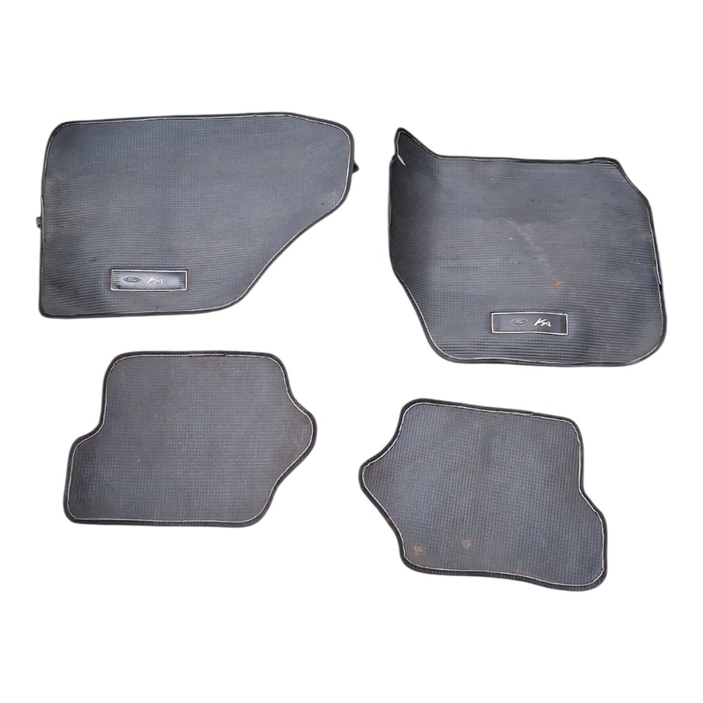 Jogo Tapete Ford Ka 2008 *detalhe Preto 1