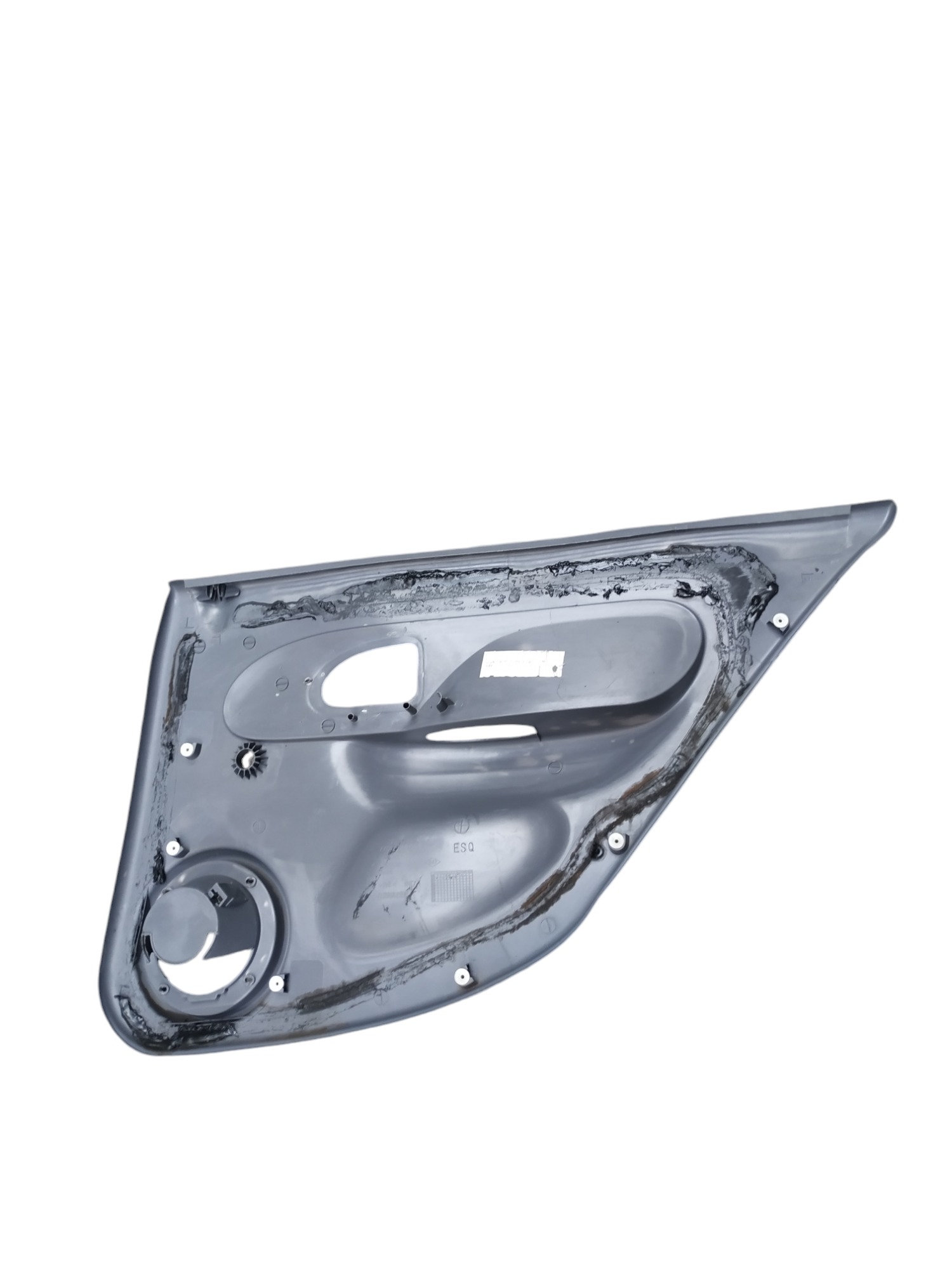 Forro Porta Traseiro Esquerdo Renault Clio 2001 A 2010 Cinza 2