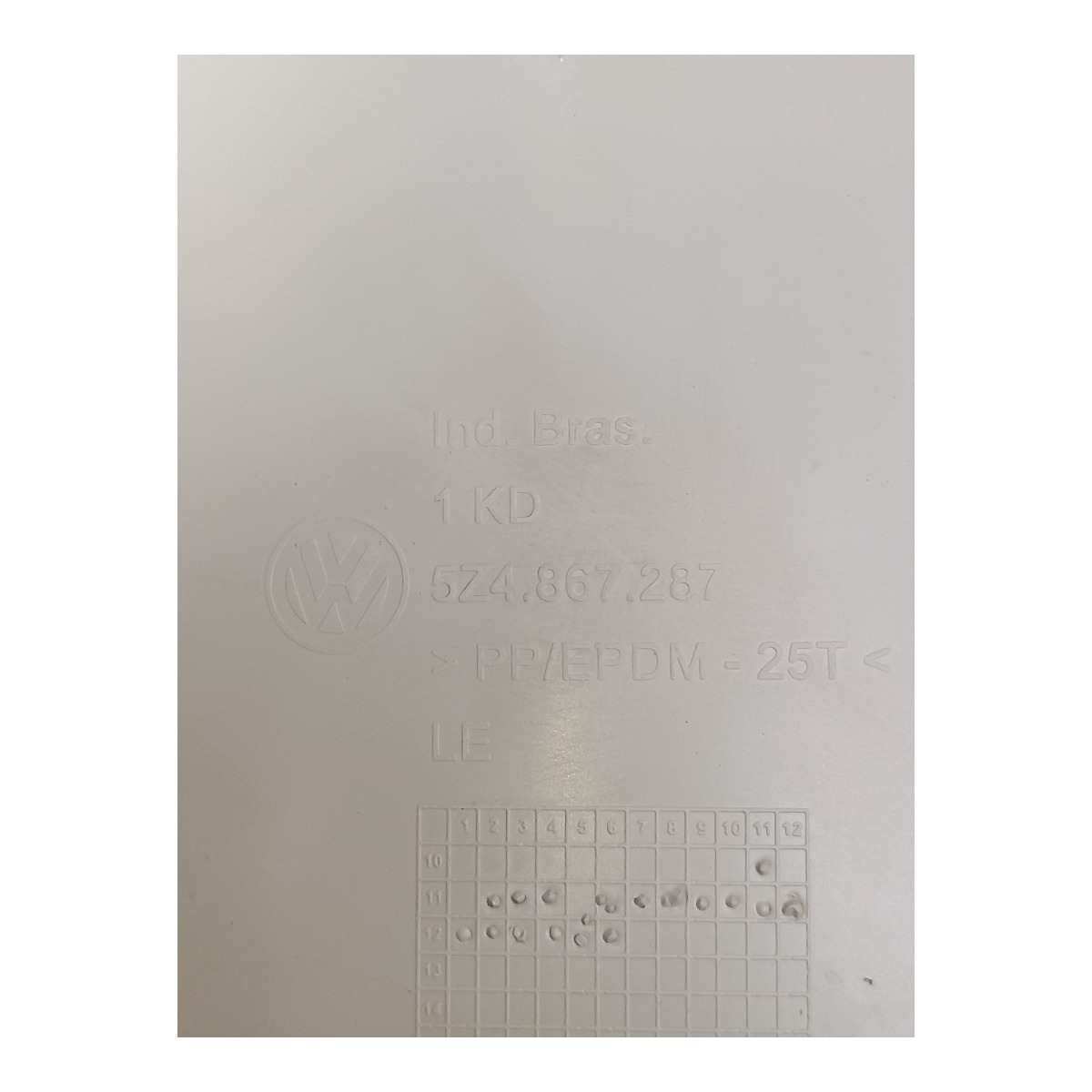 Suporte Tampão Bagagito Esquerdo Vw Fox 2013 5z4867287 5