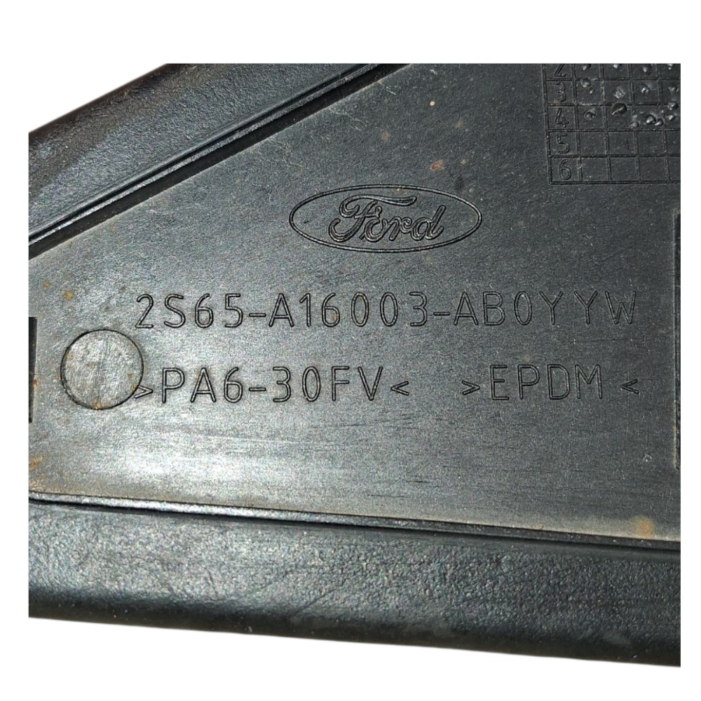 Moldura Externa Retrovisor Direito Ford Fiesta 2003 À 2012 Preto 5