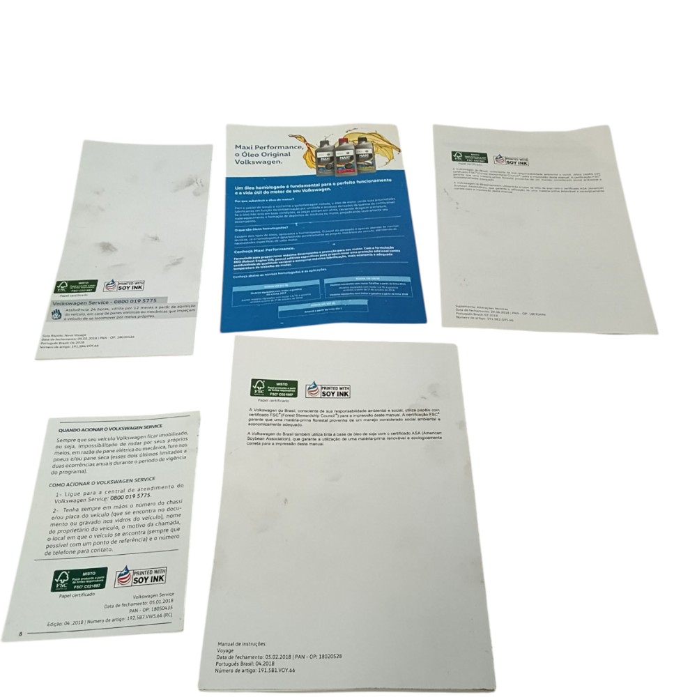 Manual De Instruções Voyage 1.6 2018/2019 2