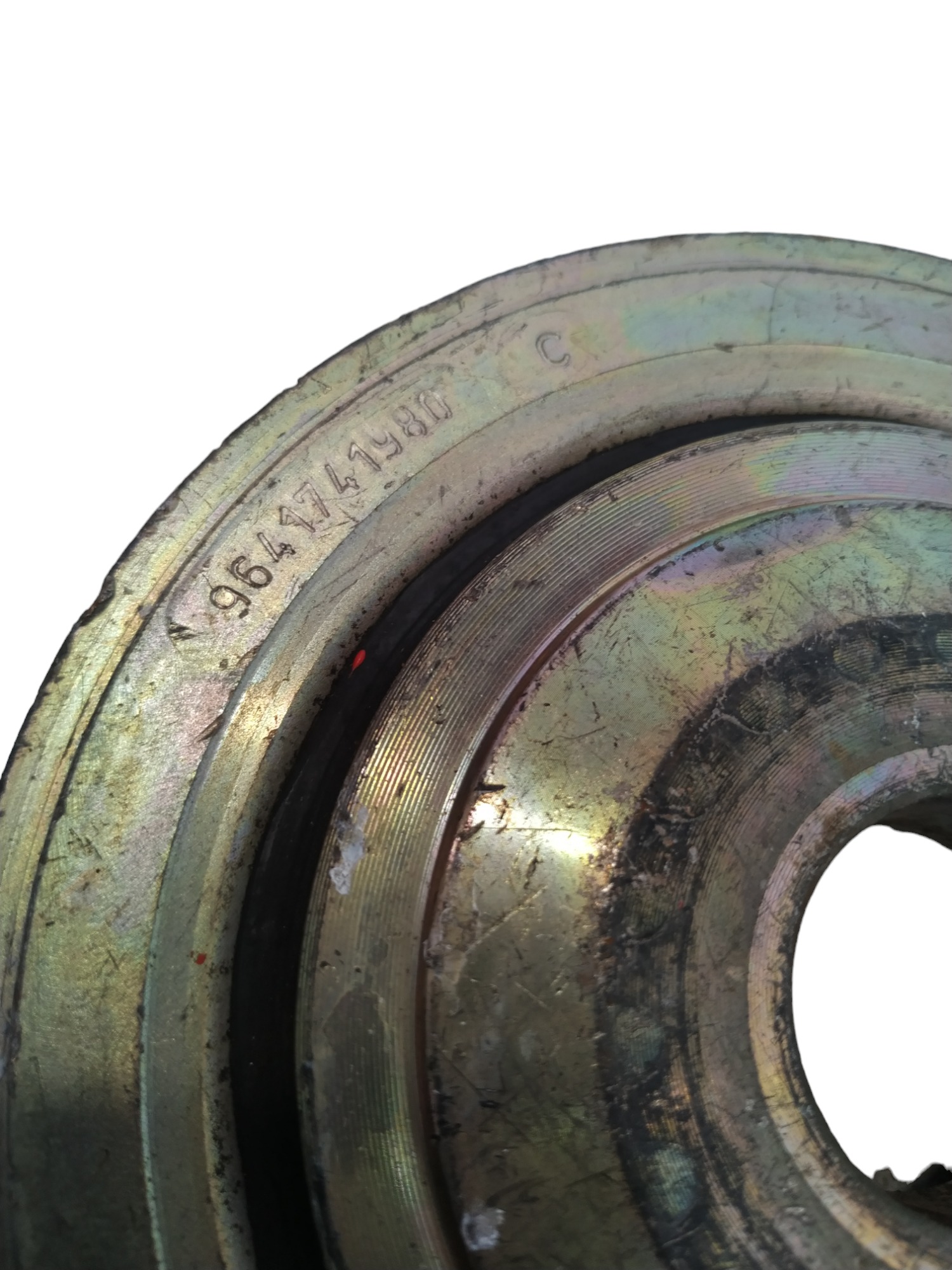 Polia Virabrequim 16v Citroen Peugeot C4 307 2007 A 2020 4