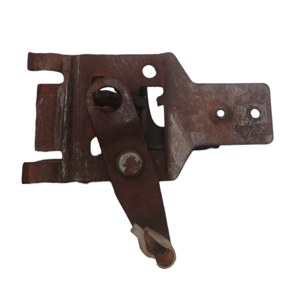 Maçaneta Interna Porta Direita Ford Pampa 1982 À 1997 Preto Dianteira 3