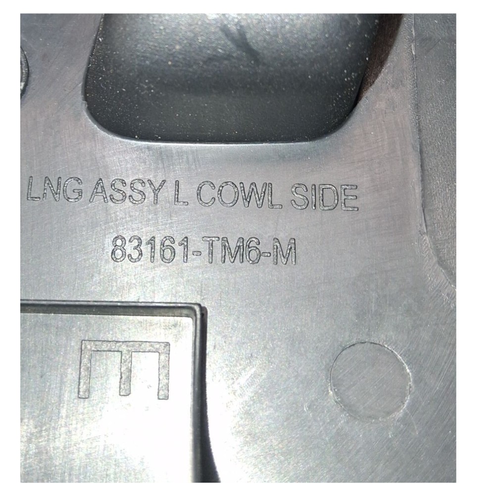 Acabamento Soleira Inferior Esq Honda City 2010 83161tm6 6