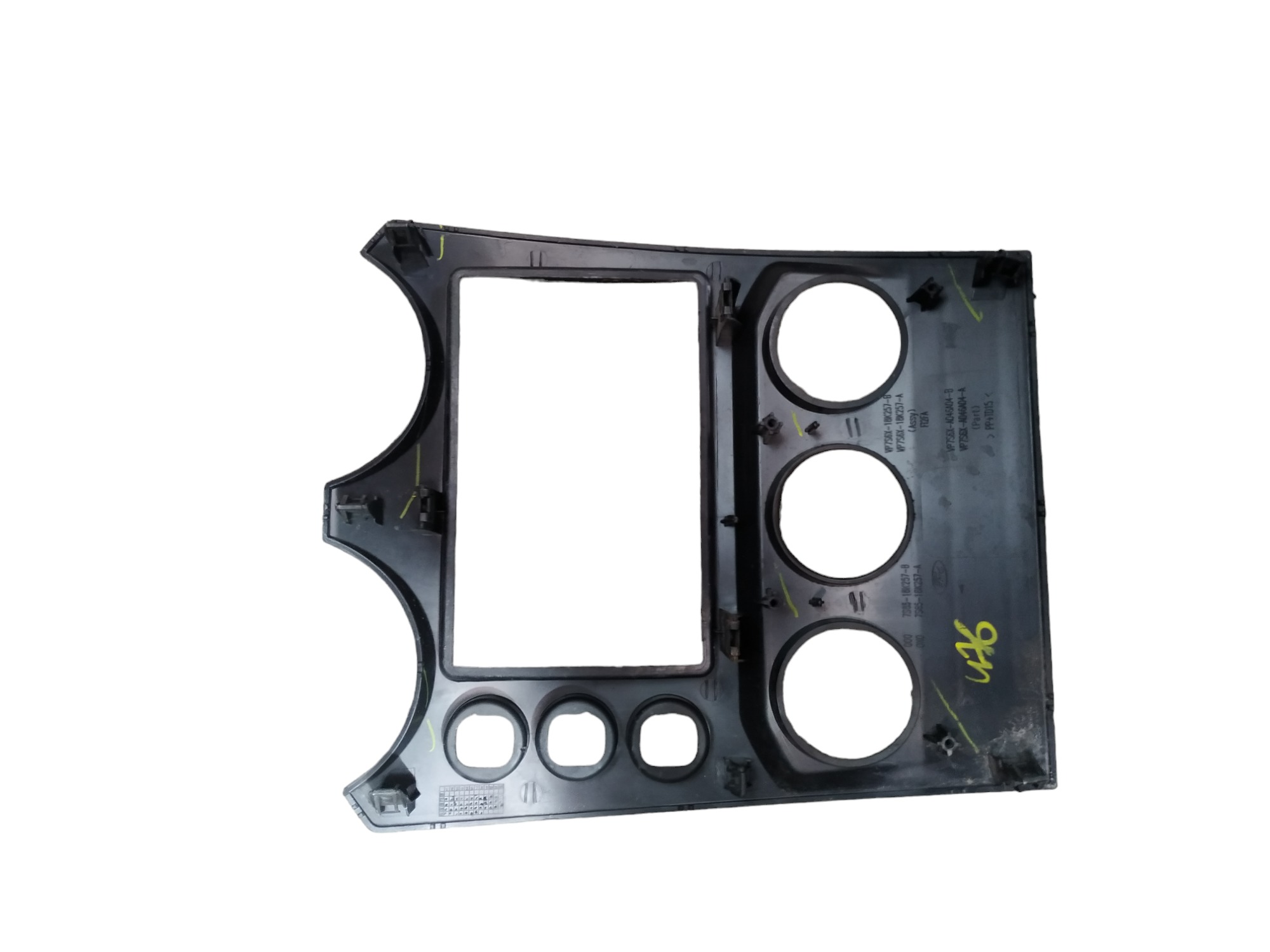 Moldura Central Painel Zetec Ford Fiesta 2009 A 2014 2